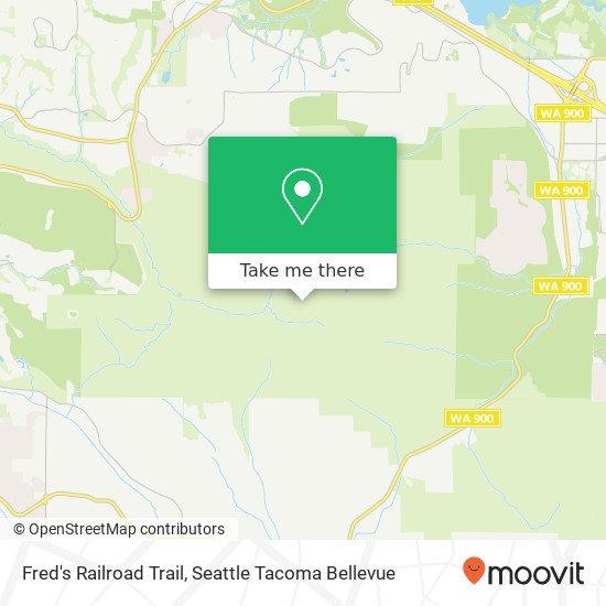 Mapa de Fred's Railroad Trail