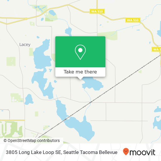 Mapa de 3805 Long Lake Loop SE