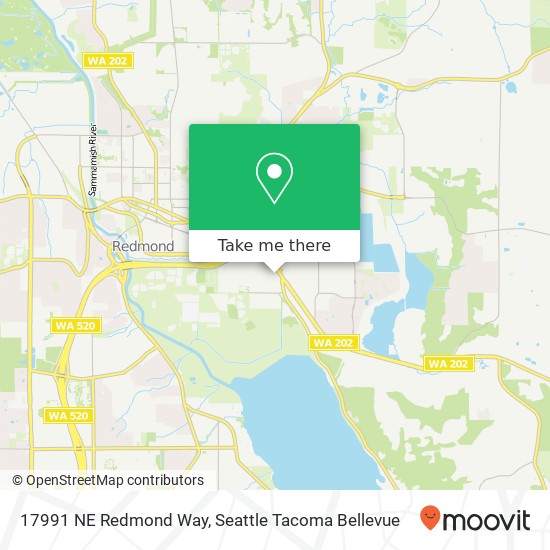17991 NE Redmond Way map