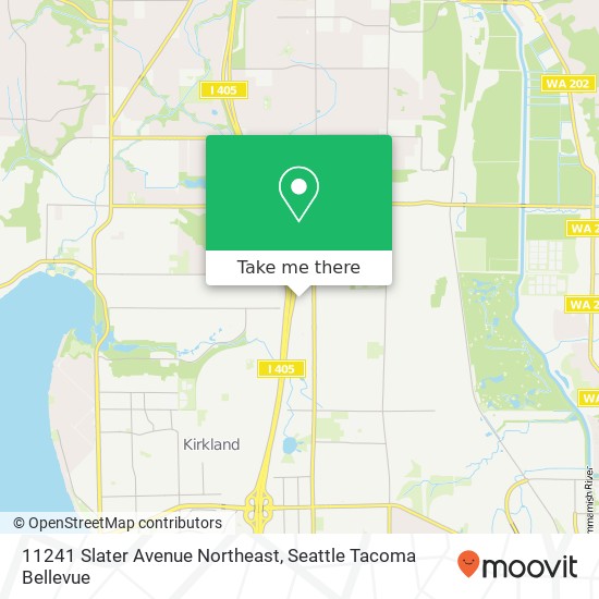 11241 Slater Avenue Northeast map