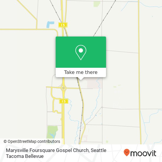 Marysville Foursquare Gospel Church map