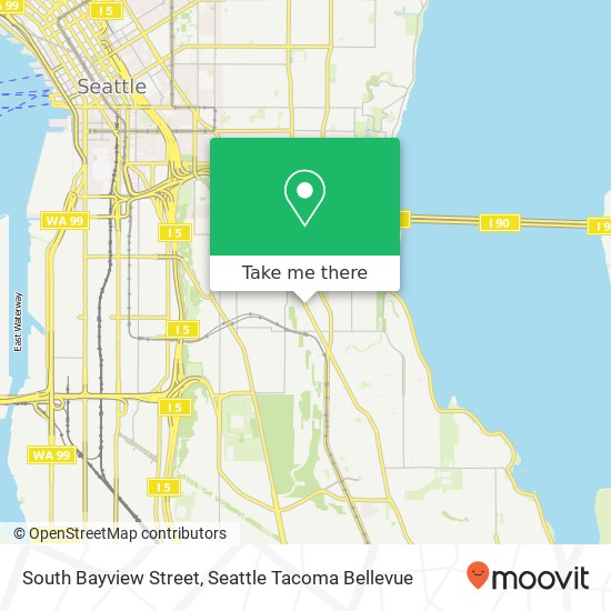 South Bayview Street map