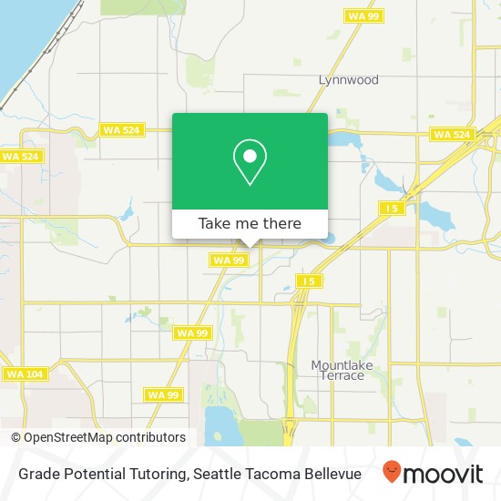 Mapa de Grade Potential Tutoring