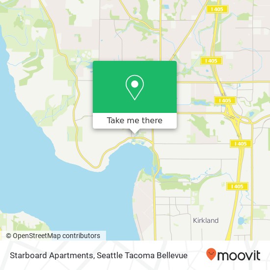 Starboard Apartments map