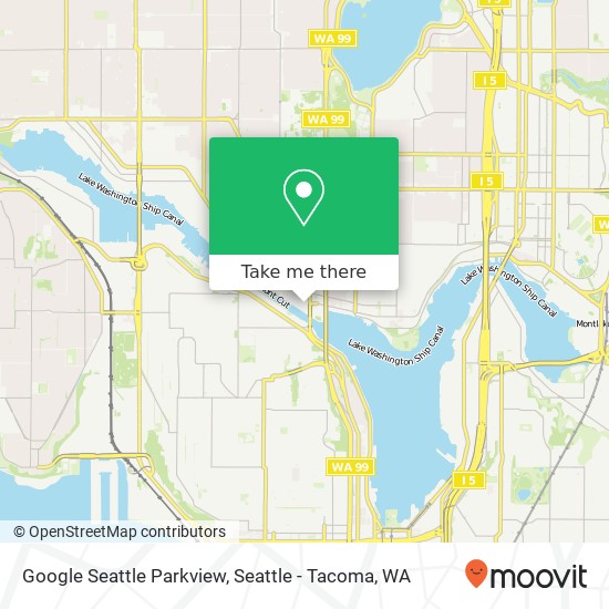 Google Seattle Parkview map