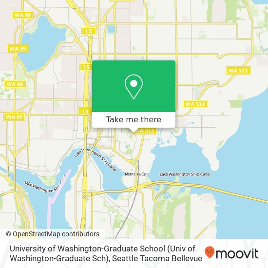 University of Washington-Graduate School (Univ of Washington-Graduate Sch) map