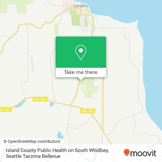 Mapa de Island County Public Health on South Whidbey