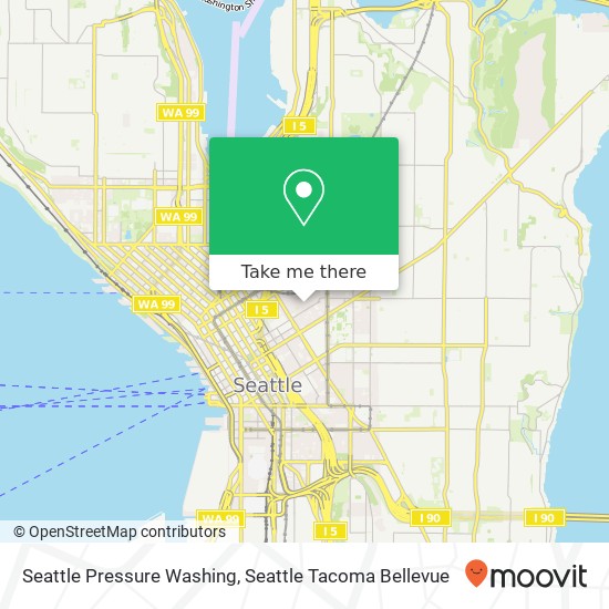 Seattle Pressure Washing map
