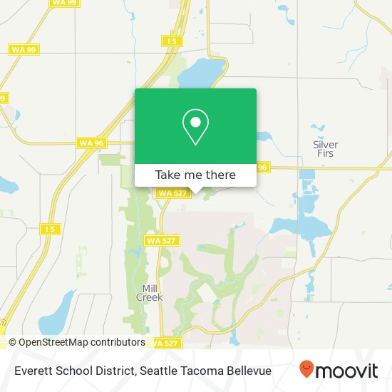 Mapa de Everett School District