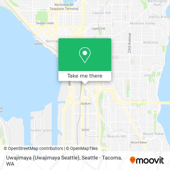 Mapa de Uwajimaya (Uwajimaya Seattle)