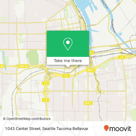 1043 Center Street map