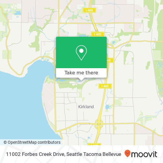 Mapa de 11002 Forbes Creek Drive