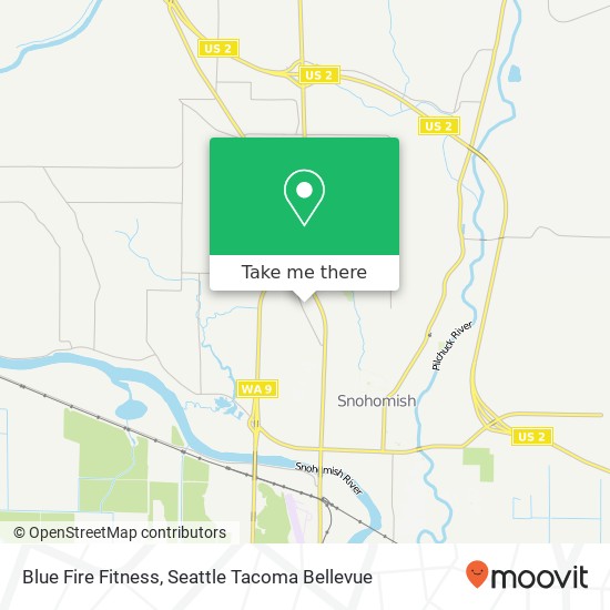 Blue Fire Fitness map