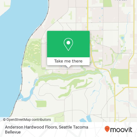 Anderson Hardwood Floors map