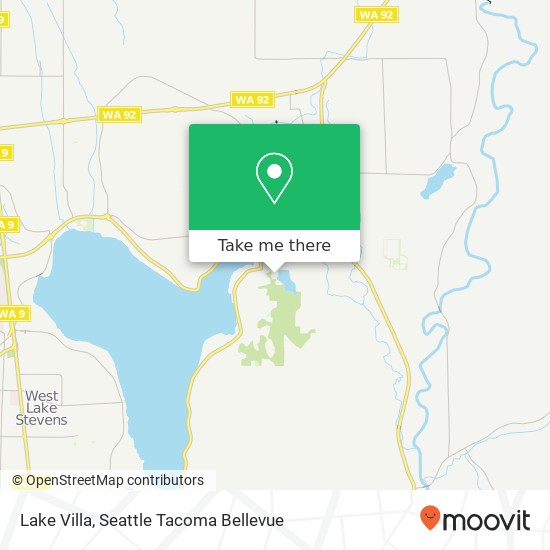 Lake Villa map