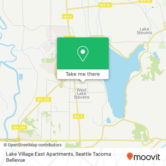 Mapa de Lake Village East Apartments