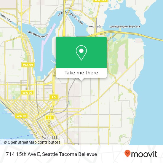 Mapa de 714 15th Ave E