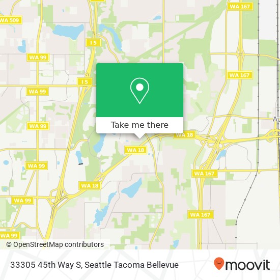 33305 45th Way S map