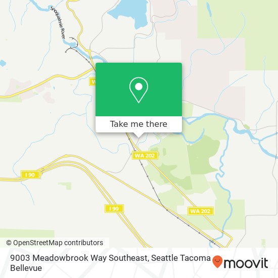 Mapa de 9003 Meadowbrook Way Southeast