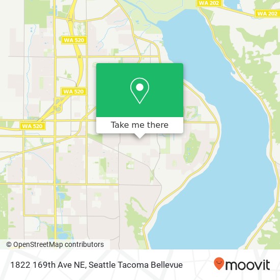 1822 169th Ave NE map