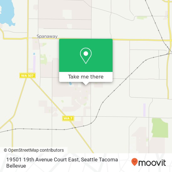 Mapa de 19501 19th Avenue Court East