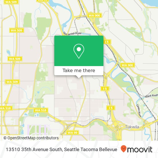 Mapa de 13510 35th Avenue South