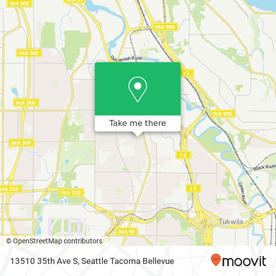 Mapa de 13510 35th Ave S