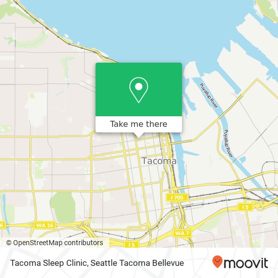 Tacoma Sleep Clinic map