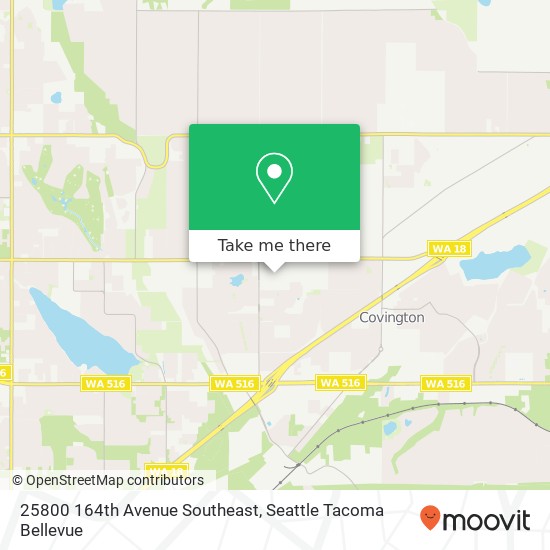 Mapa de 25800 164th Avenue Southeast