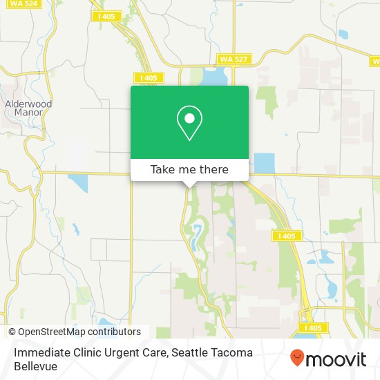 Immediate Clinic Urgent Care map