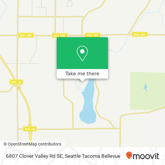 Mapa de 6807 Clover Valley Rd SE
