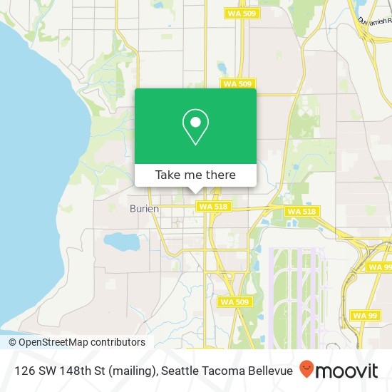 126 SW 148th St (mailing) map