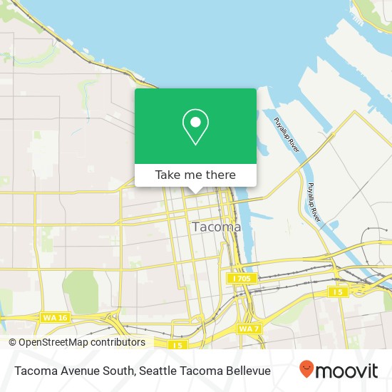 Tacoma Avenue South map