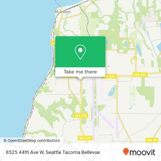 Mapa de 8525 44th Ave W