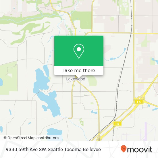 Mapa de 9330 59th Ave SW