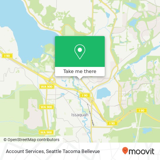 Account Services map