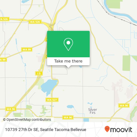 Mapa de 10739 27th Dr SE