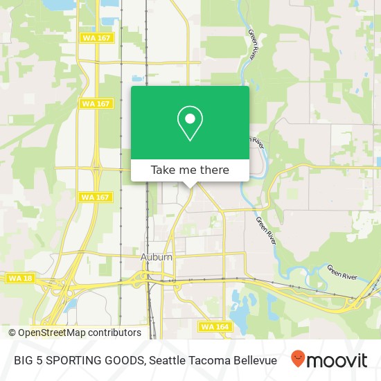 BIG 5 SPORTING GOODS map