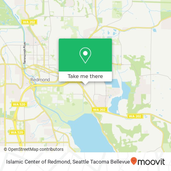 Mapa de Islamic Center of Redmond