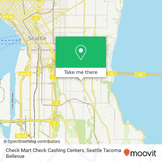 Mapa de Check Mart Check Cashing Centers