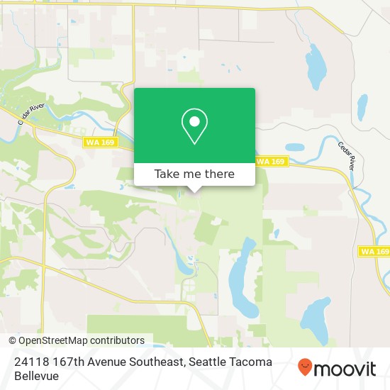 Mapa de 24118 167th Avenue Southeast