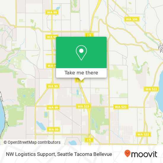 Mapa de NW Logistics Support