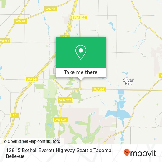 12815 Bothell Everett Highway map