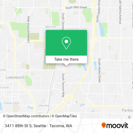 3411 88th St S map