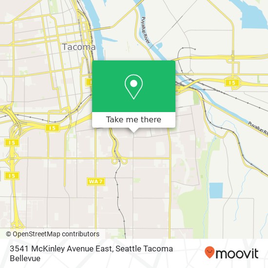 Mapa de 3541 McKinley Avenue East