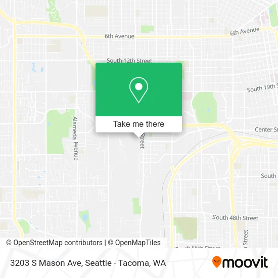 Mapa de 3203 S Mason Ave