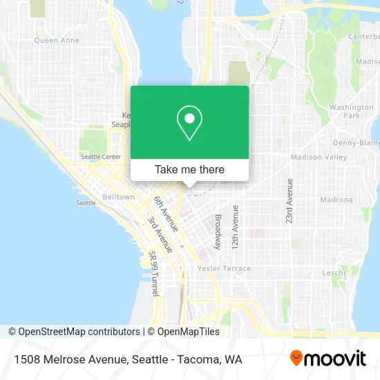 1508 Melrose Avenue map
