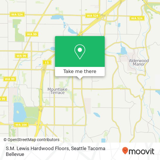 Mapa de S.M. Lewis Hardwood Floors