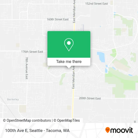 100th Ave E map