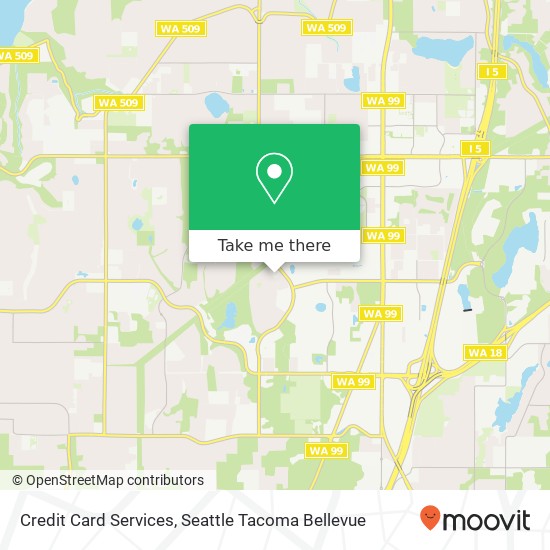 Credit Card Services map